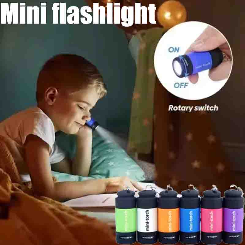 Outdoor Adventure Trips - Mini linterna recargable por USB para