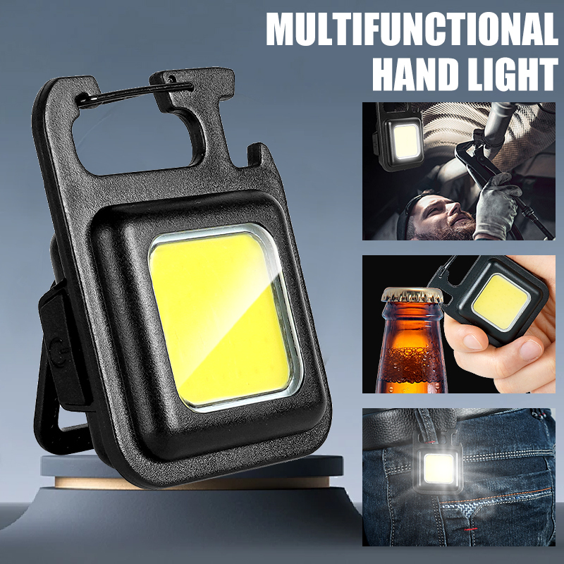 Outdoor Adventure Trips - Mini Linterna COB Súper Brillante, Portátil,