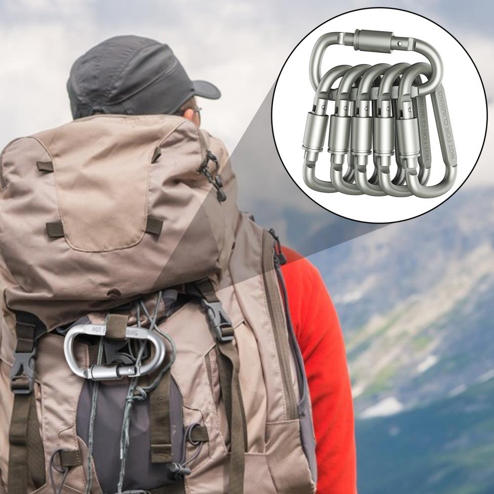 Mosquetones de Seguridad para  - Carabiner Locking D reseña y precio