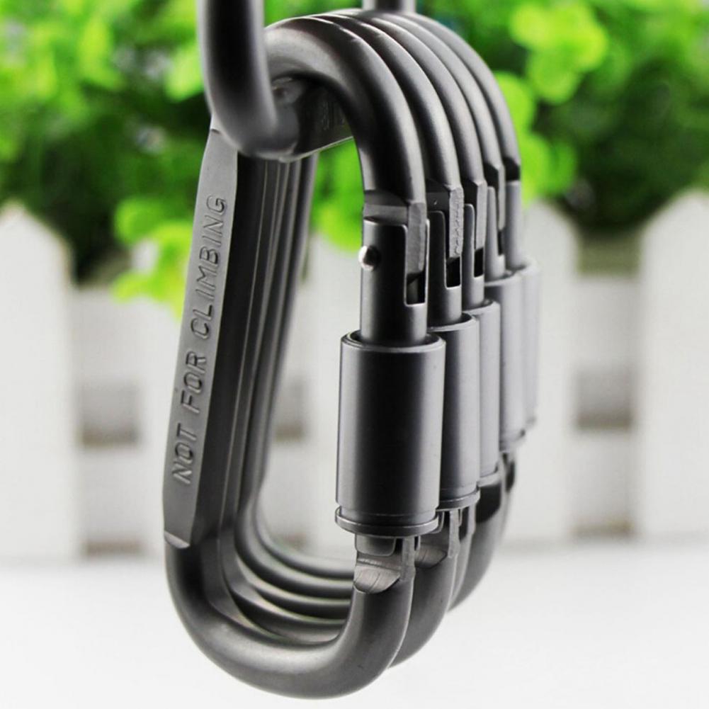 Mosquetones de Seguridad para  - Carabiner Locking D reseña y precio