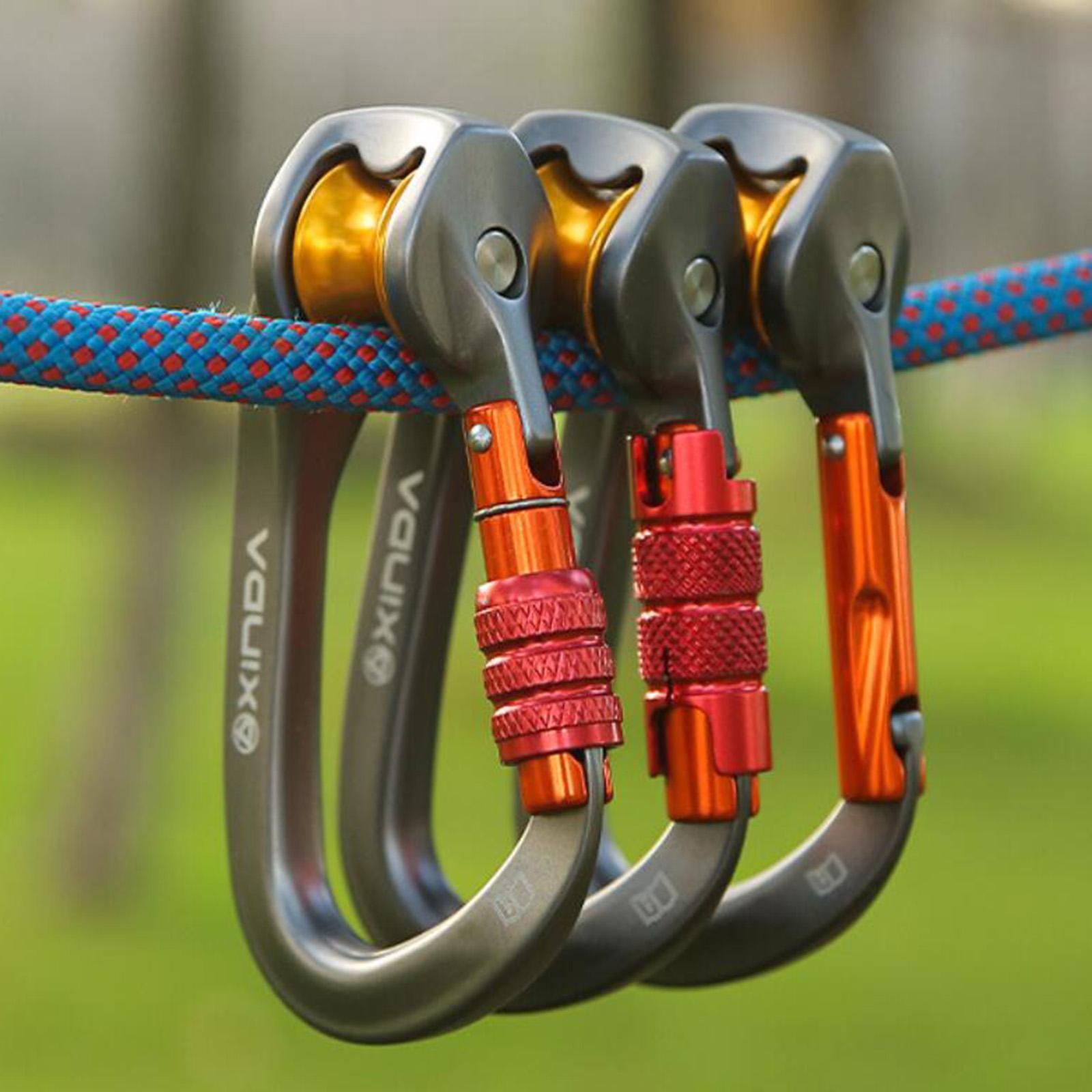 Mosquetón de bloqueo, equipo d - Carabiner Locking D reseña y precio
