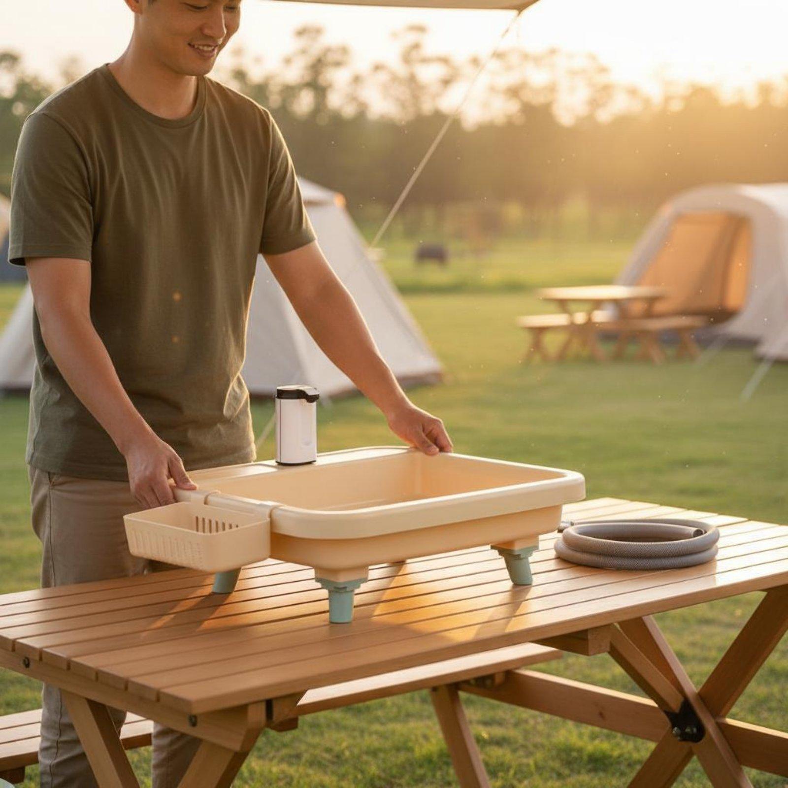 Fregadero Portátil para Campin - Outdoor Adventurer reseña y precio