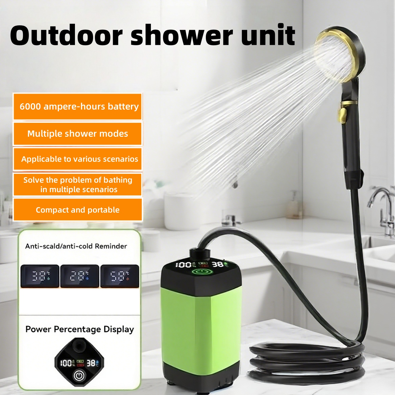 Unidad de Ducha Eléctrica Port - Outdoor Adventure Trips reseña y precio