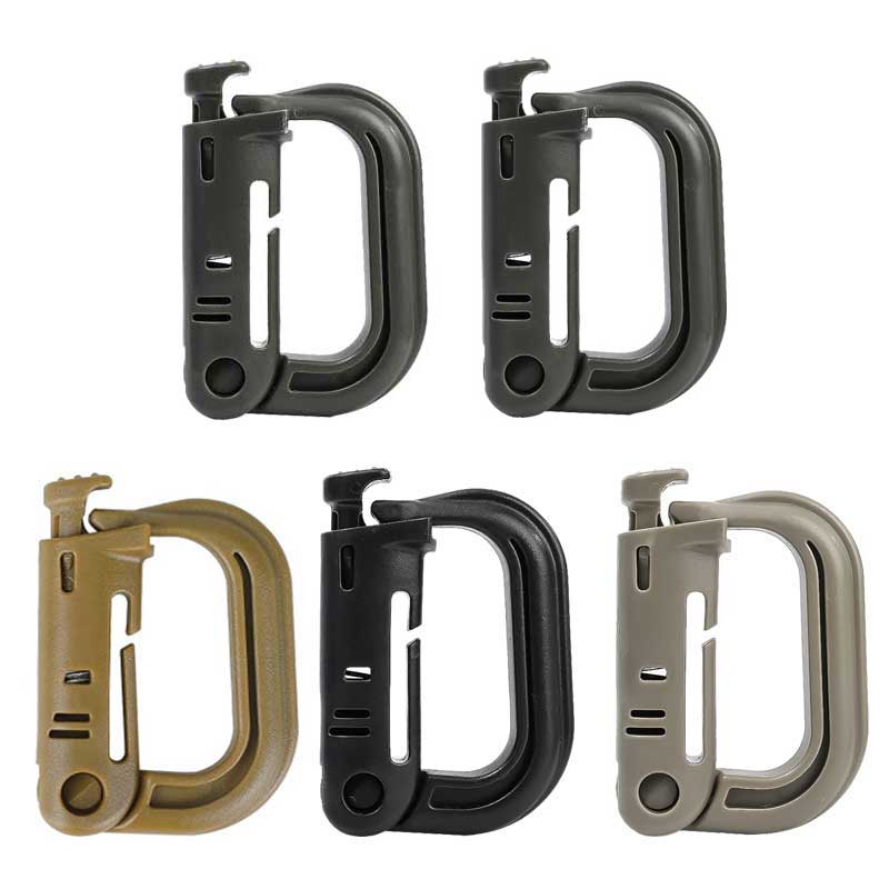 Mosquetón Grimloc Molle, anill - Carabiner Locking D reseña y precio