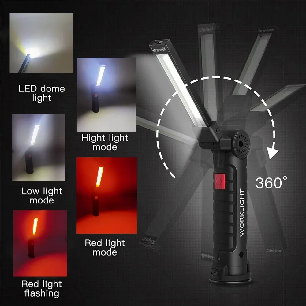 Linterna LED COB portátil, luz - Outdoor Adventurer reseña y precio