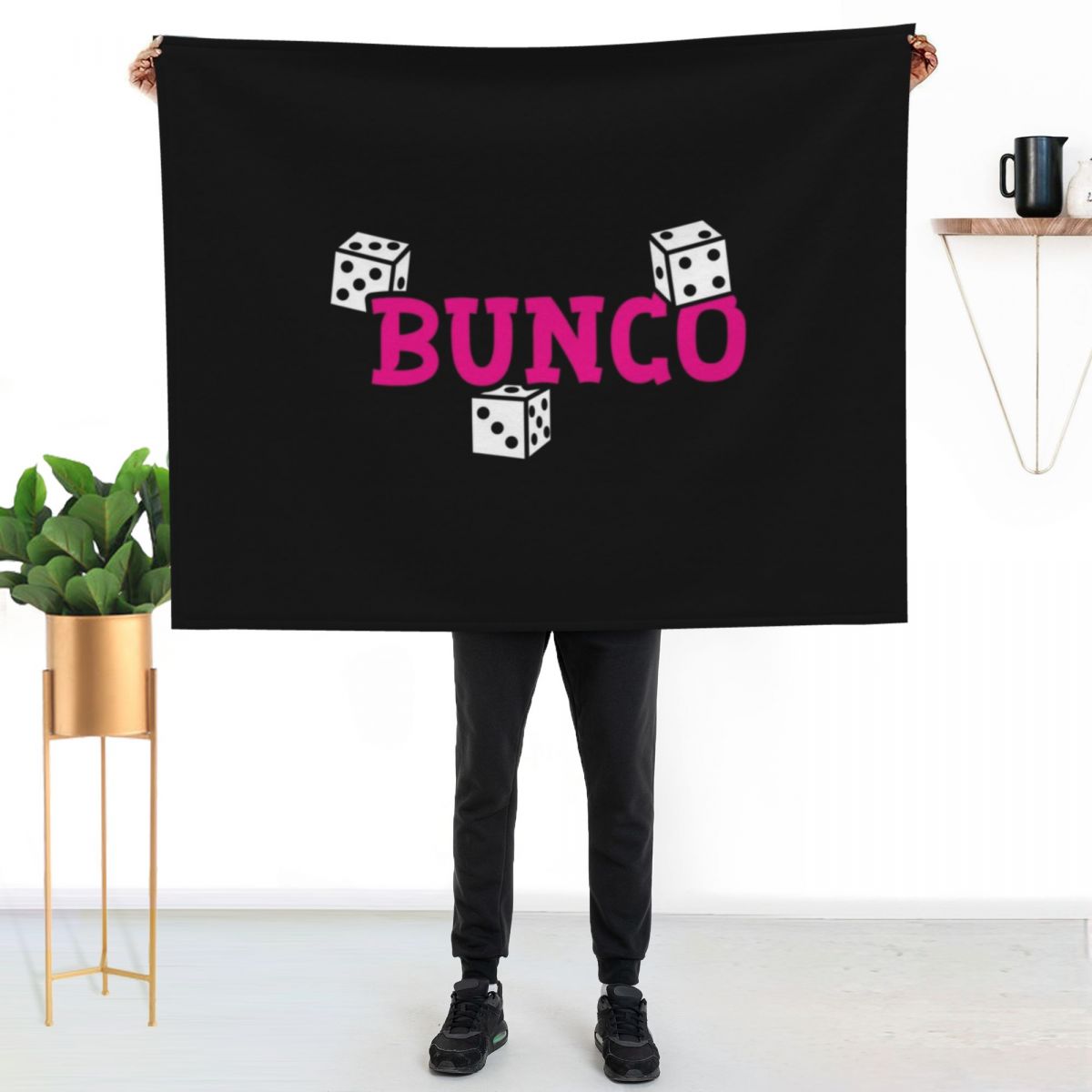 Manta de diseño Bunco Spaced D - Space Blanket Heavy reseña y precio