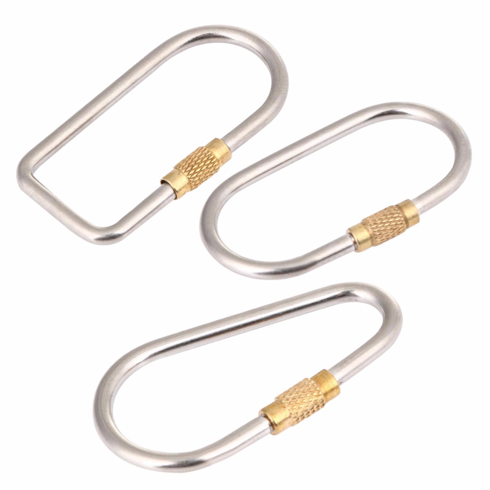 Mosquetón de bloqueo de titani - Carabiner Locking D reseña y precio