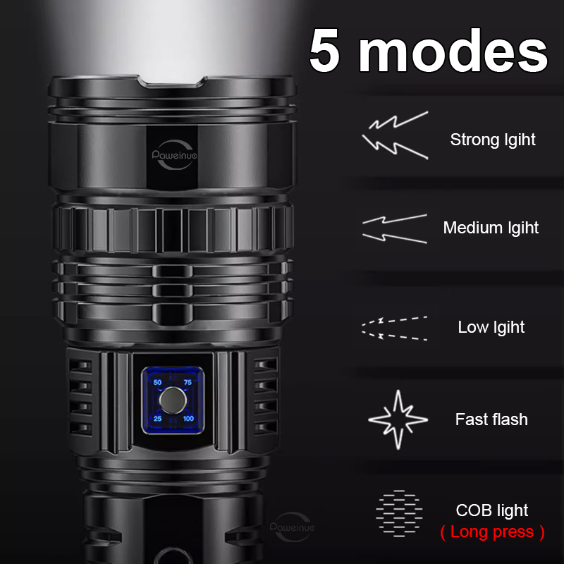 Linterna LED más potente de 20 - Outdoor Adventure Hours reseña y precio