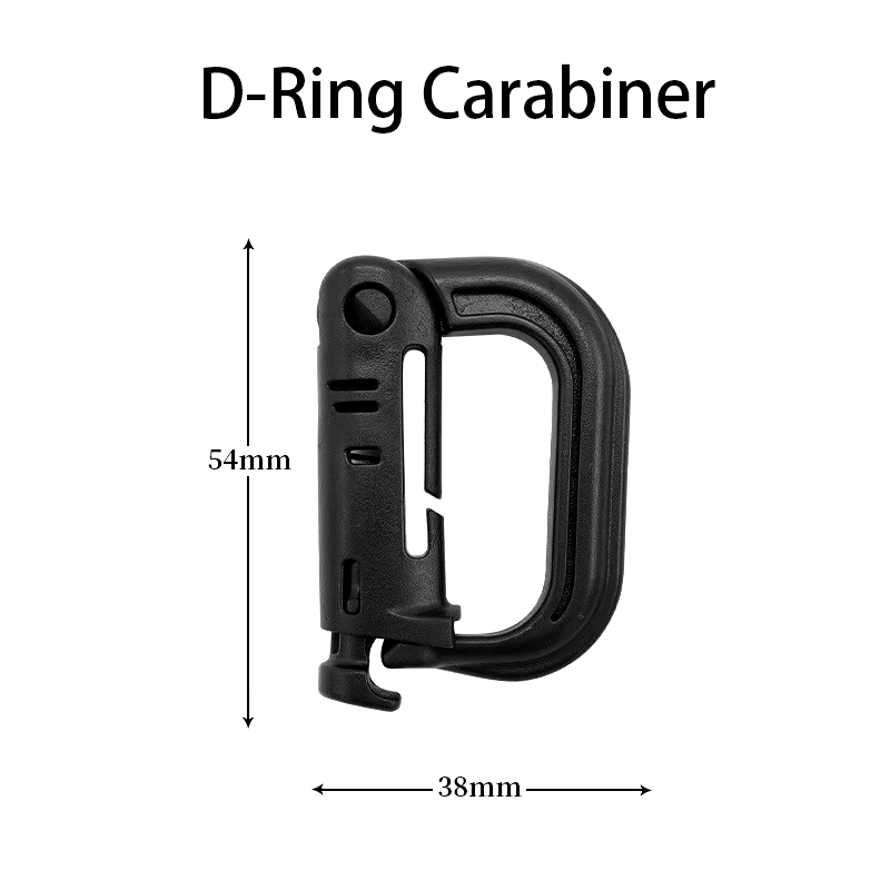 2 Piezas Mosquetón Táctico MOL - Carabiner Locking D reseña y precio